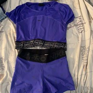 Nike pro dri fit set